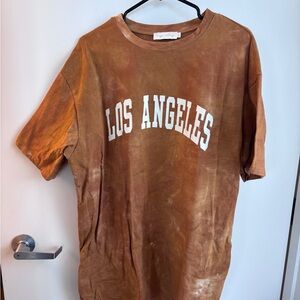 Women’s Brown/ Mustard Graphic Tee